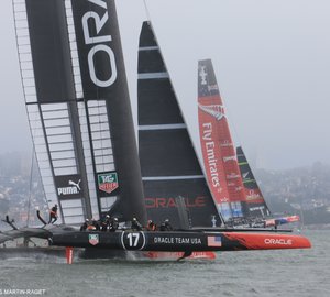 Oracle Team USA wins race 4 of the 2013 America's Cup Finals
