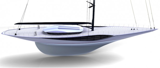 Renaissance yacht - side view