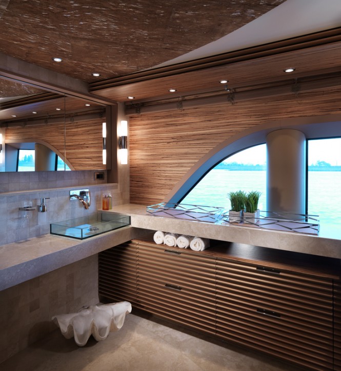 Sofia Yacht - Bathroom - Photo by Dick Holthuis
