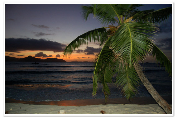 Sunset at Anse Severe La Digue © Gerard Larose/STB