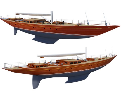 Tempus 150 Yacht cutter configuration