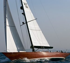 First Tempus 90 sailing yacht TEMPUS FUGIT designed by Humphreys Yacht Design