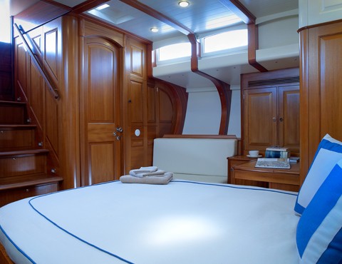 Tempus Fugit Yacht - Master Cabin