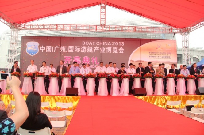 The Opening Ceremony of Boat China 2013