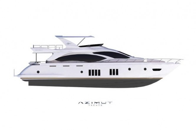 US version of Azimut 84 yacht developed by MarineMax and Azimut