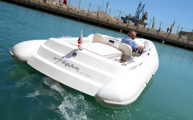 Vader 650C superyacht tender by v-type - aft view