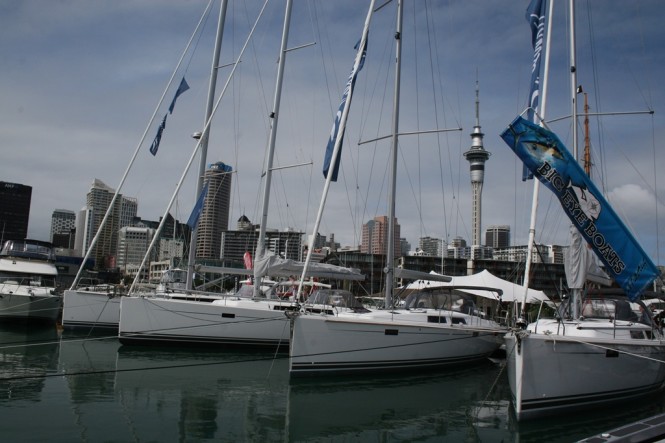 Windcraft's line-up of Hanse Yachts at Auckland On Water Boat Show