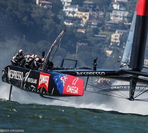 Match point for Emirates Team New Zealand in the 34th America's Cup