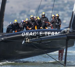 ORACLE TEAM USA needs just three more wins to defend the America's Cup
