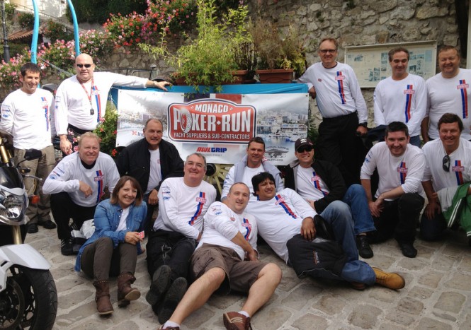 12 brave riders on 9 motorbikes gambled on the unpredictable Monaco weather