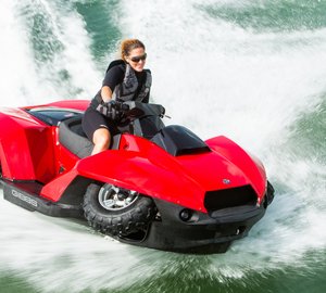 Gibbs Sports Amphibians superyacht toy QUADSKI to be displayed at AIMEXspo