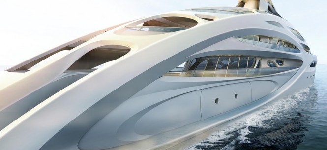 Project JAZZ Yacht - side view