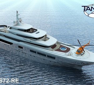 New version of Tankoa mega yacht C102 proposed as World Premiere at MYS