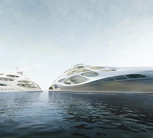 New Superyacht Line 'Unique Circle Yachts' designed by Zaha Hadid for Blohm+Voss