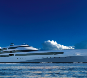 The striking 137m Luxury Mega Yacht BREEZE by Sinot Exclusive Yacht Design
