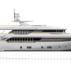 New 40m motor yacht CONERO project introduced by CRN at MYS