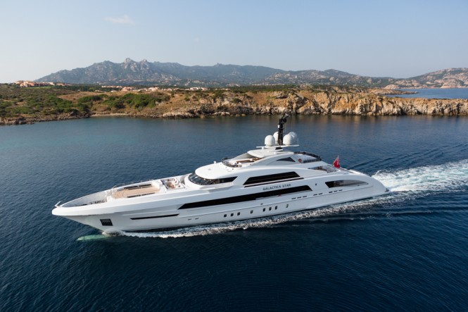 65m Mega Yacht Galactica Star - Photo Jeff Brown
