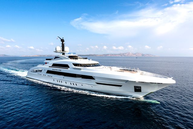 65m luxury motor yacht Galactica Star designed by Omega Architects