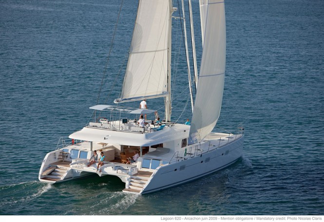 A Lagoon 620 yacht - sistership to Barbuda Belle catamaran