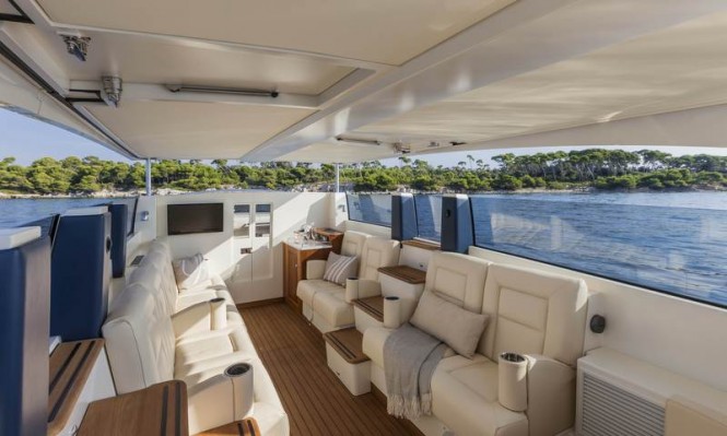 Aboard Hull 417-7 superyacht tender by Hodgdon Yachts