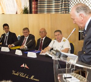 Captains' Forum organised by Yacht Club de Monaco during the Monaco Yacht Show 2013