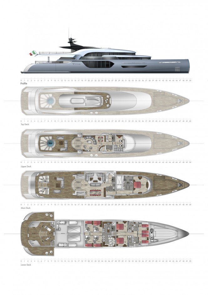 ENVY50 YACHT - GENERAL ARRANGEMENTS