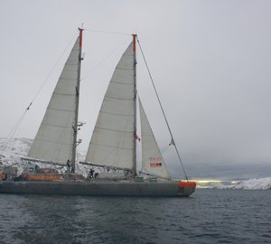 Sailing yacht Tara crosses the Canadian Northwest Passage