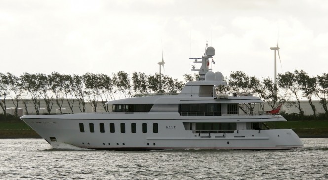 Feadship superyacht HELIX - Photo by Kees Torn