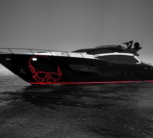 First Sunseeker 101 Sport Yacht under construction with Sunseeker London