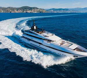 Rossinavi motor yacht PARAM JAMUNA IV displayed at Monaco Yacht Show 2013