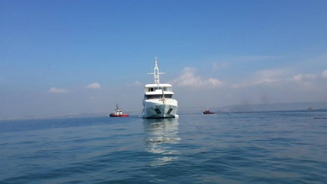 Luxury motor yacht Vogue