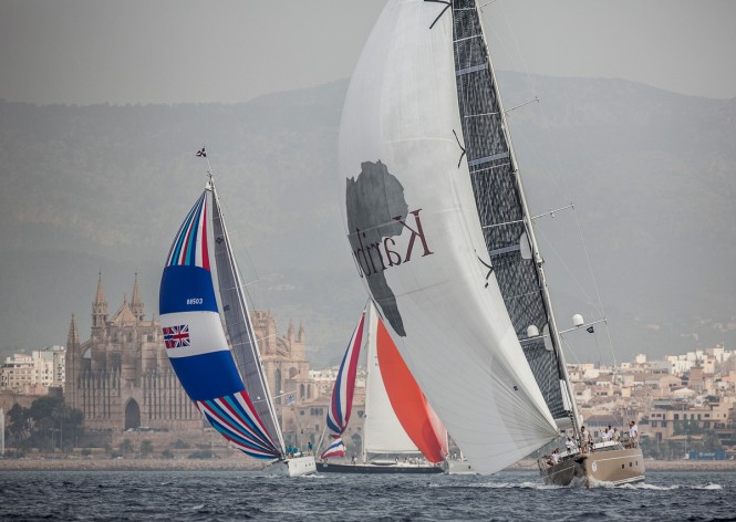 Luxury yachts by Oyster participating in the Oyster Palma Regatta 2013