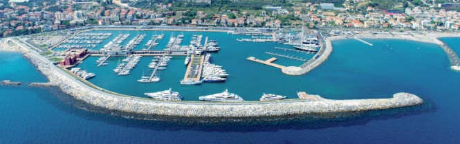 Marina di Loano positioned in the lovely summer yacht charter destination - Italy