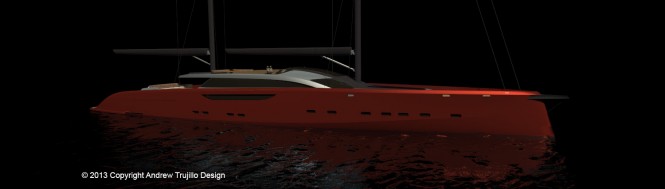 Mega yacht Serendipity concept