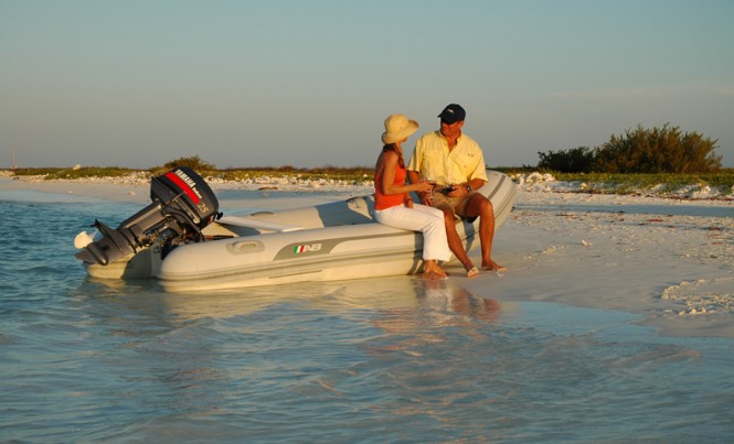 New AB 12 VSX yacht tender is based on the roomy open Navigo 12 VS yacht tender pictured above