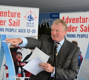 A very successful MDL charity auction at PSP Southampton Boat Show 2013