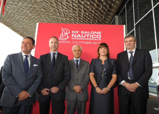 Official opening of the 2013 Genoa International Boat Show