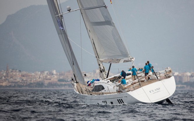 Oyster 885 charter yacht Clare