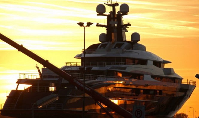 Project PA164 Yacht - aft view