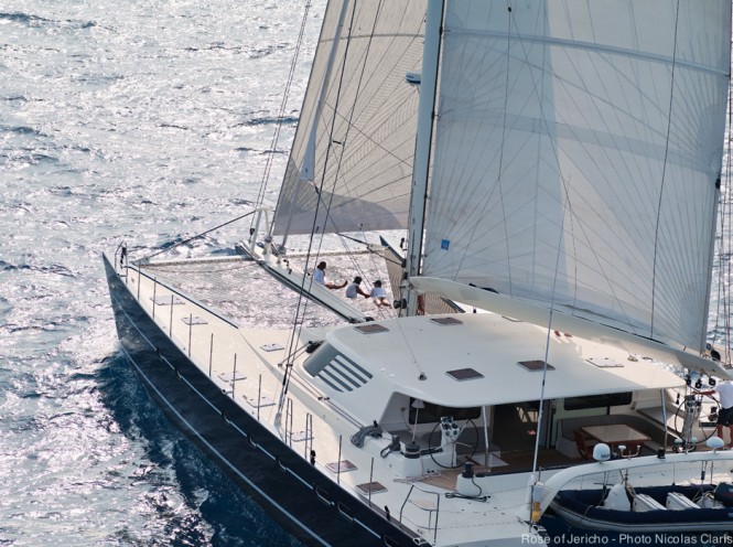 Rose of Jericho catamaran - Photo by Nicolas Claris