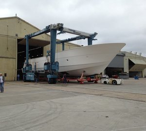 Hatteras working on second 100 RPH Yacht