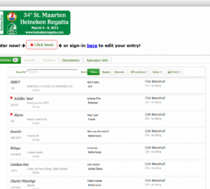 St. Maarten Heineken Regatta 2014: Early registration can lead to waived entry fees