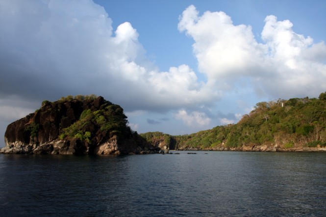 The lovely Asian yacht charter destination - the Andaman Islands - Narcondam west