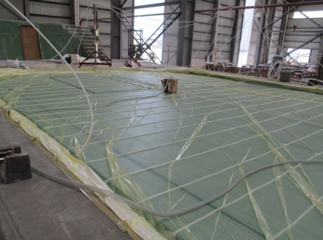 Works on Noblestar Terrazza 133 superyacht