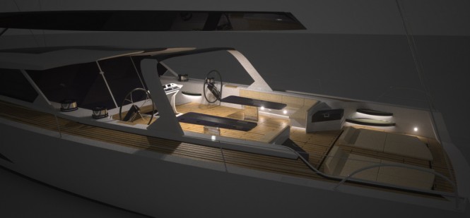 Luxury yacht MV100 concept - Exterior