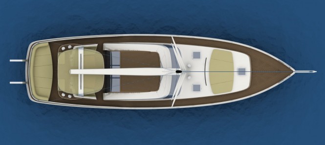 21m Fifth Ocean Sailor Gulet Concept from above