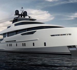 New 30m motor yacht concept designed by Omega Architects for the owner of Alia Yachts
