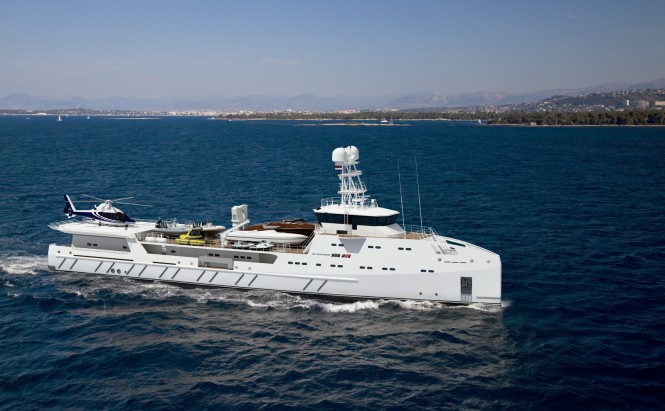 67m Damen-built Fast Yacht Support vessel GARÇON