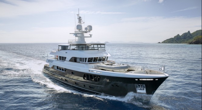 Alloy superyacht CaryAli with Maxwell Windlasses and Anchoring Equipment