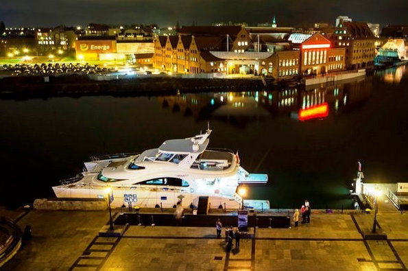 BOUNTY Yacht from above BOUNTY Yacht from above